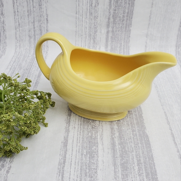 Vintage Fiesta SauceBoat Yellow